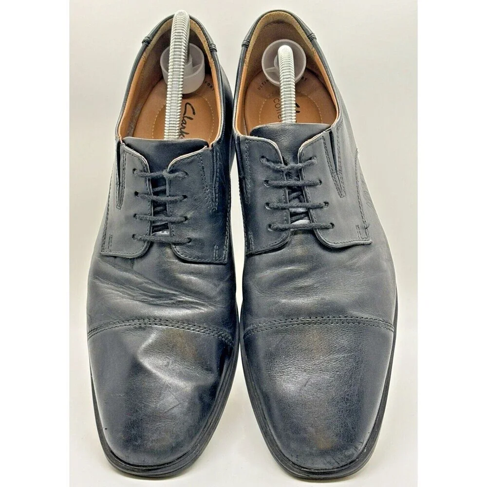Clarks 15770 Narrative Tilden Cushion Plain Toe Dress Oxfords shoes Men's 11M